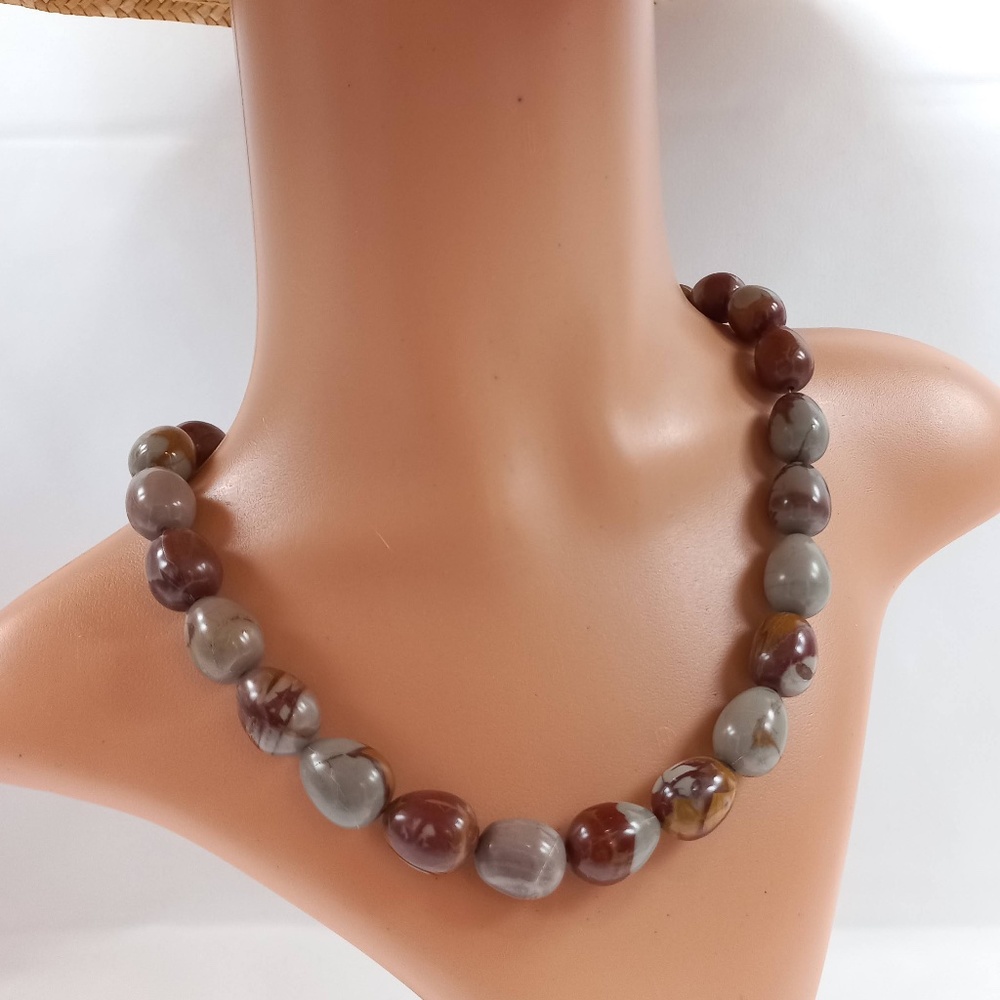 Jay King Mine Finds Desert Rose Trading Company Genuine Stone Necklace 925